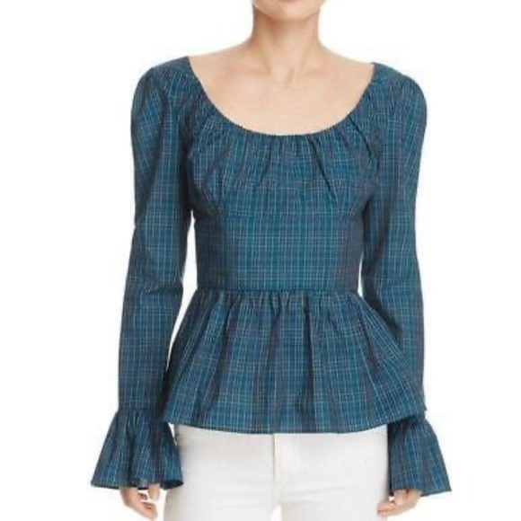 PETER SYN peplum structure Office Siren Top Long sleeve - Picture 12 of 12